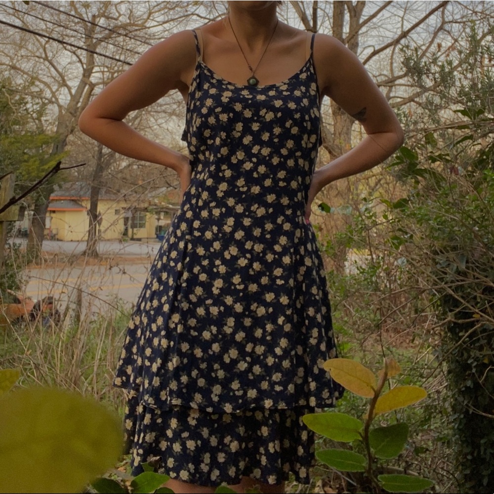vintage floral dress